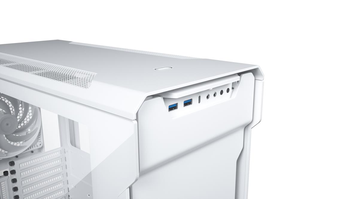 Enthoo Evolv X Mid Tower Case - Matte White with dRGB fans thumbnail