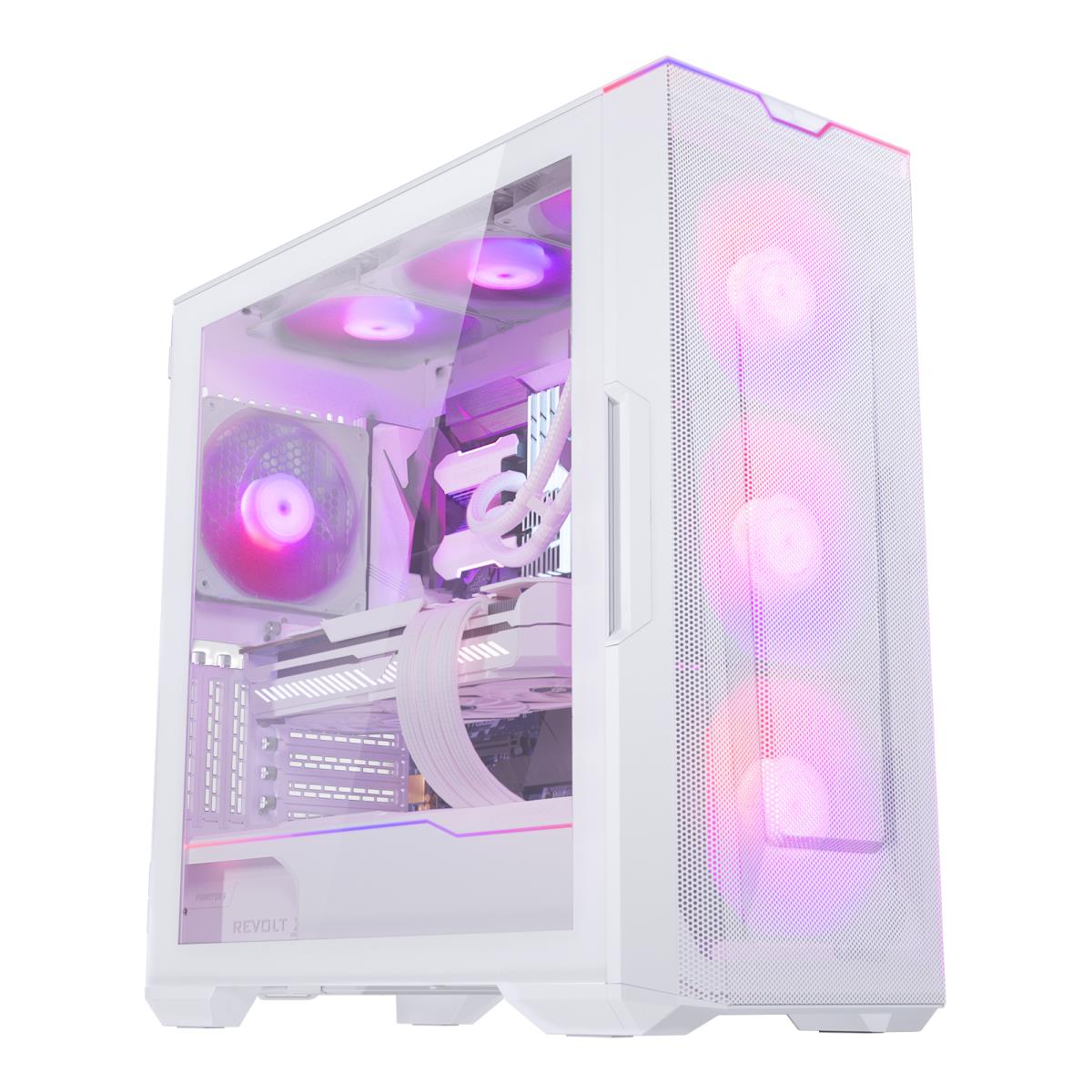 Eclipse G500A D-RGB Mid-tower PC case - Matte White thumbnail