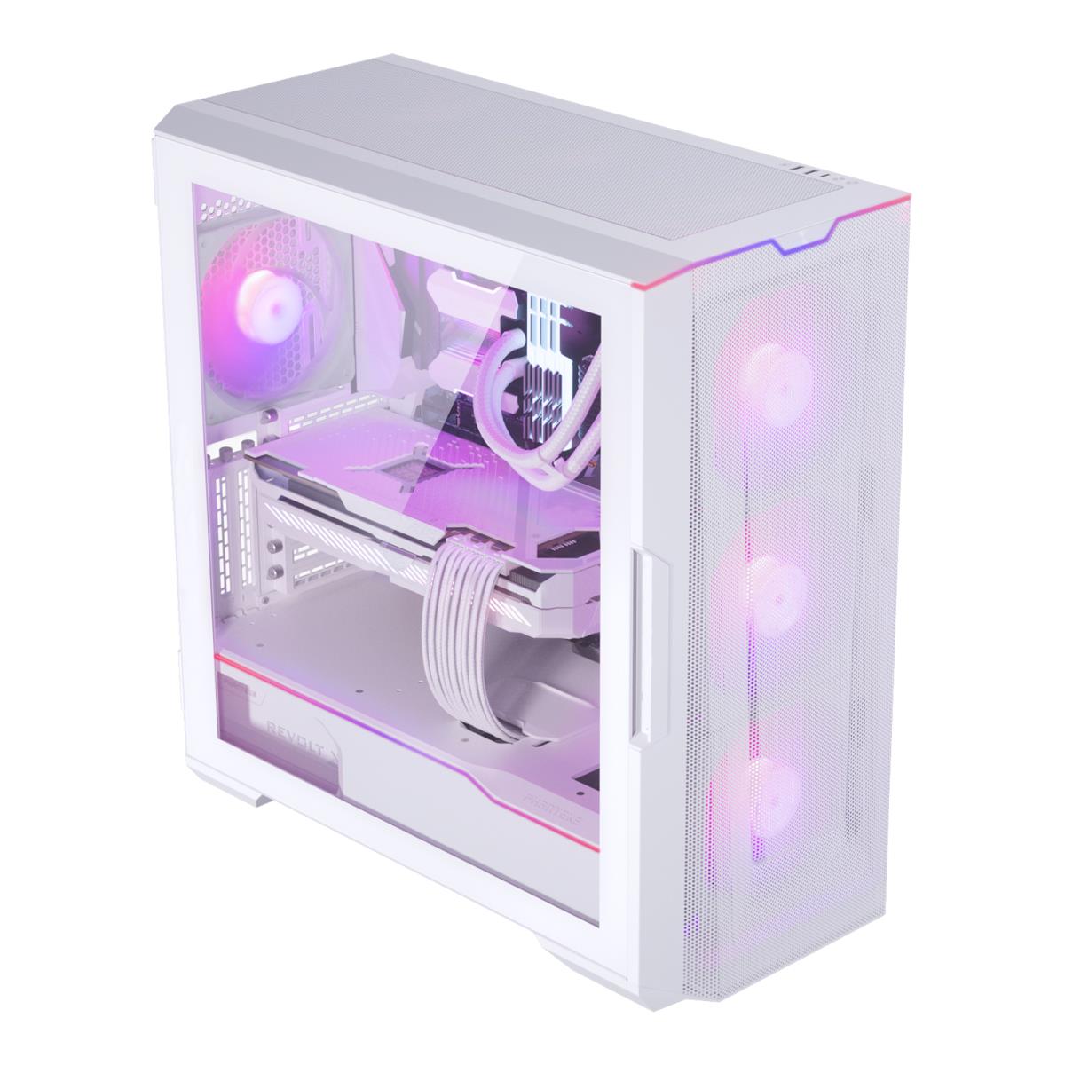 Eclipse G500A D-RGB Mid-tower PC case - Matte White thumbnail