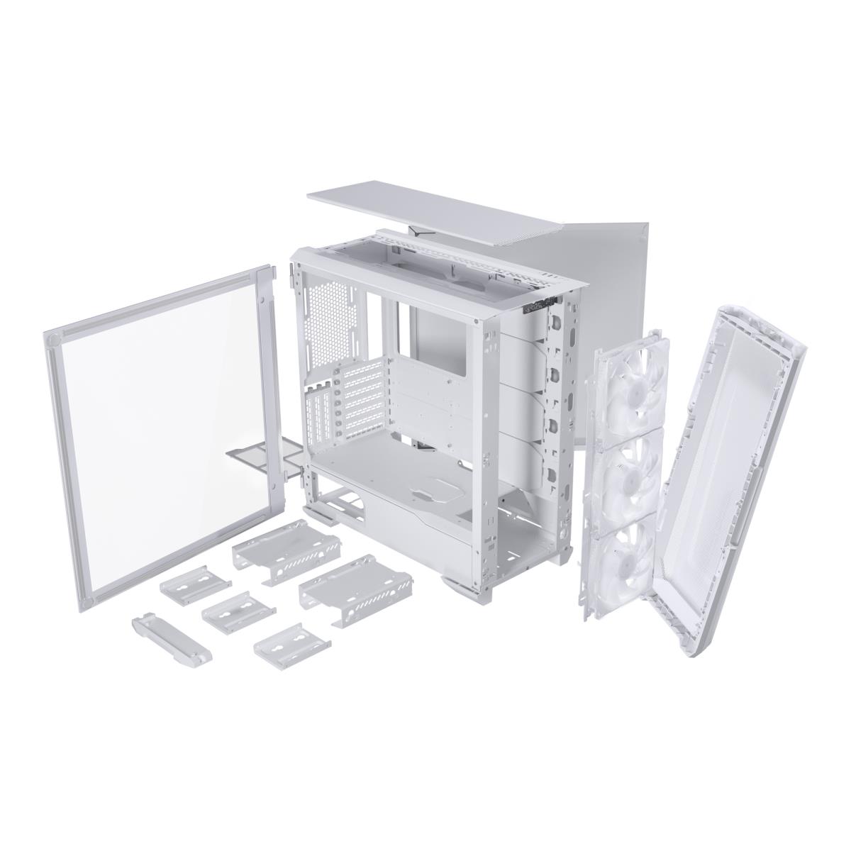 Eclipse G500A D-RGB Mid-tower PC case - Matte White thumbnail