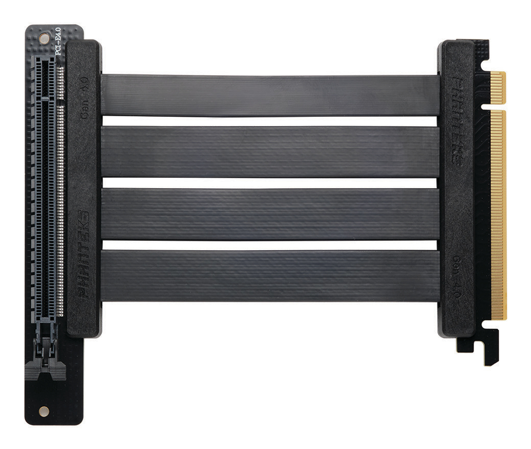 PCIe Gen 4.0 Riser Cable  150mm  90-degree Adaptor thumbnail