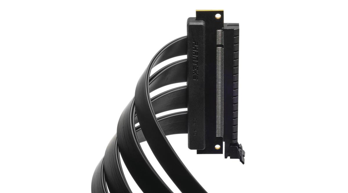 PCIe Gen 4.0 Riser Cable  220mm  90-degree Adaptor thumbnail