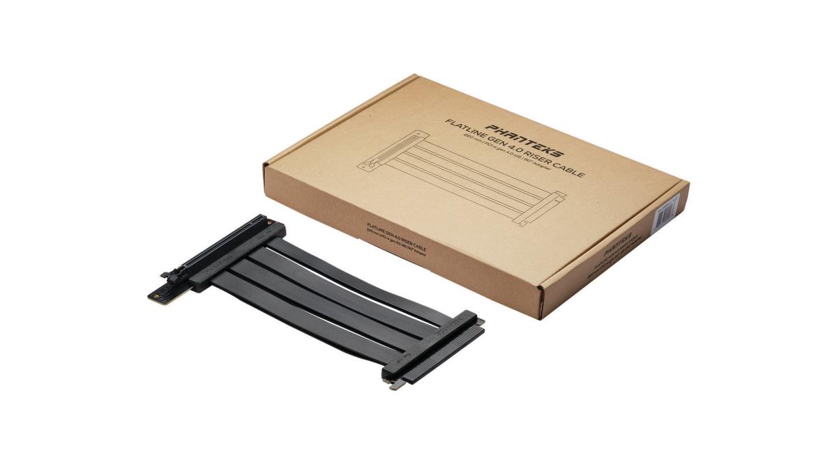 PCIe Gen 4.0 Riser Cable  220mm  90-degree Adaptor thumbnail