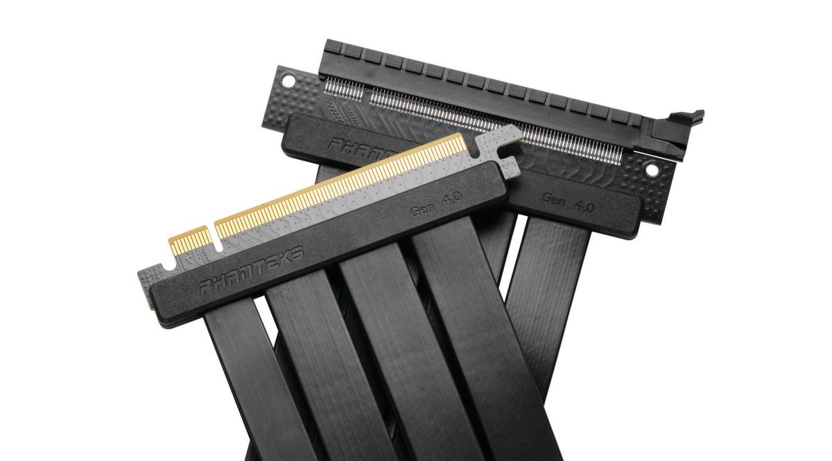 PCIe Gen 4.0 Riser Cable  220mm  90-degree Adaptor thumbnail