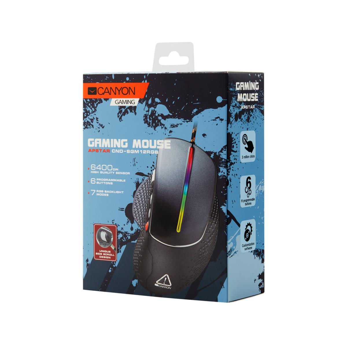Wired Gaming Mouse 6 Button Sunplus Opt sensor thumbnail