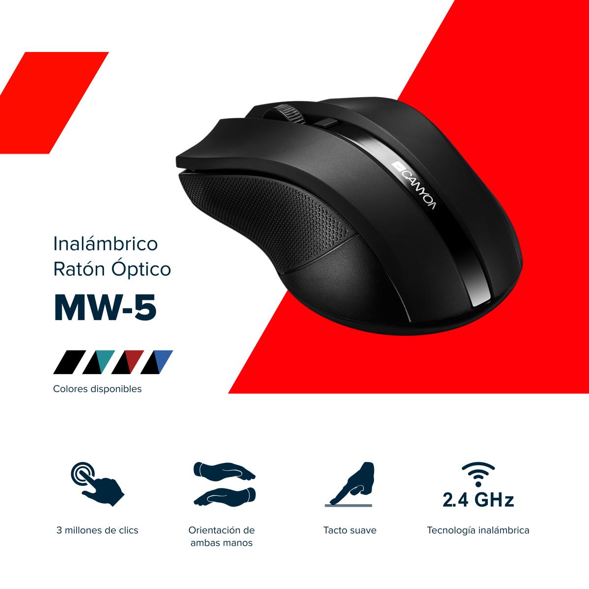 4 Button Mouse Red thumbnail