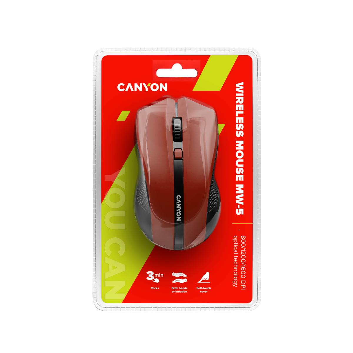 4 Button Mouse Red thumbnail