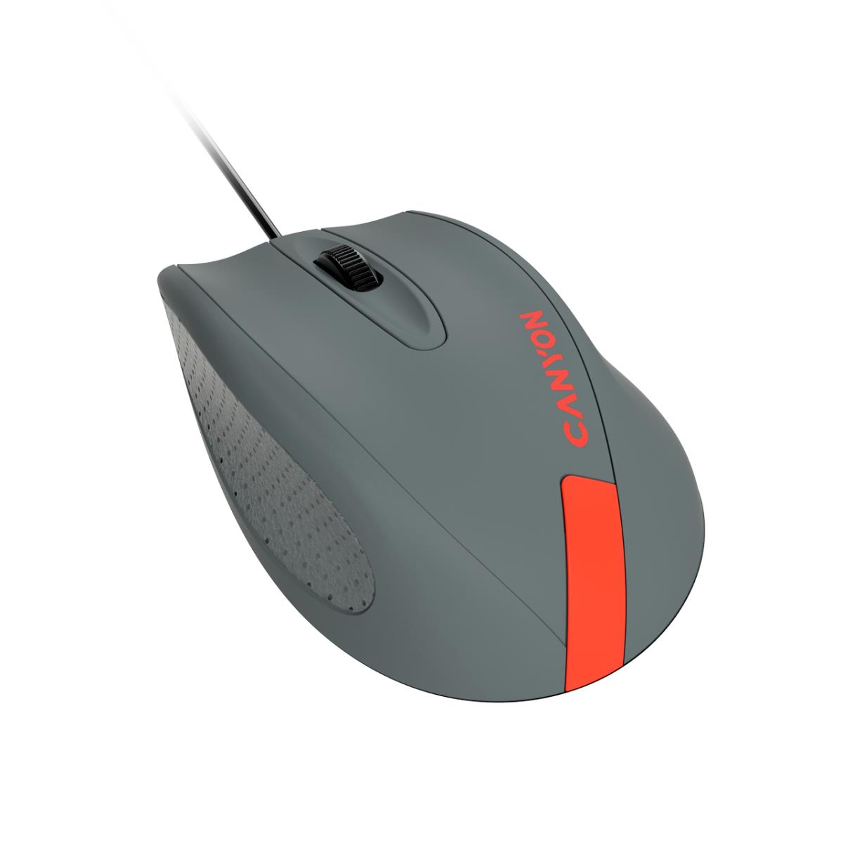 Wired Mouse Dark Grey/Red thumbnail