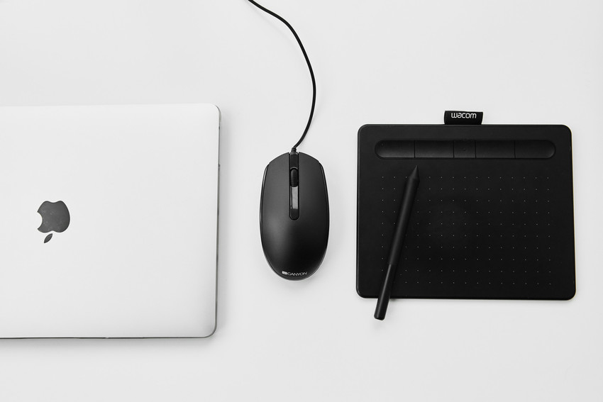 Wired Mouse With a Smooth Sliding Effect Black thumbnail
