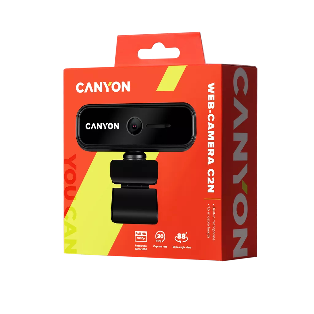 C2N 1080P full HD 2.0Mega fixed focus webcam USB2.0 thumbnail