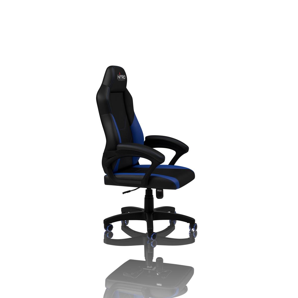 Nitro Concepts C100 PC gaming chair Padded seat Black, Blue thumbnail