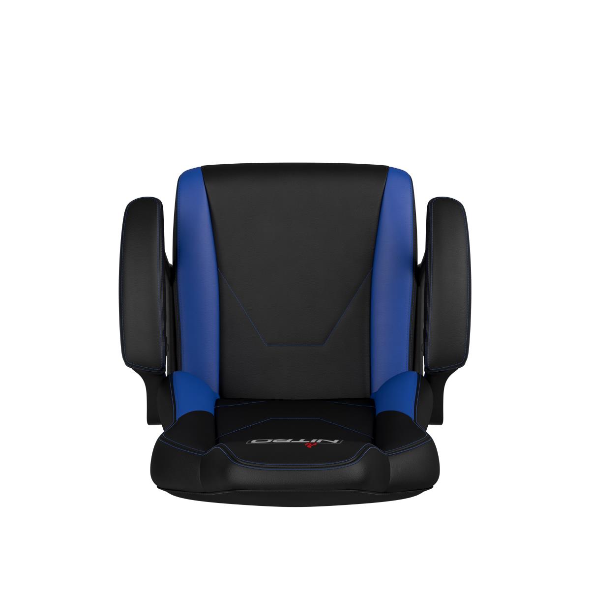 Nitro Concepts C100 PC gaming chair Padded seat Black, Blue thumbnail