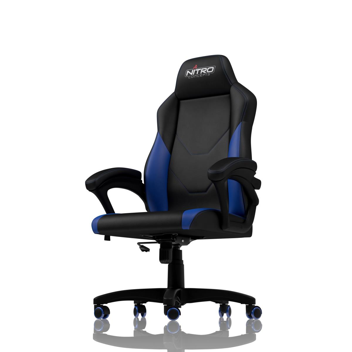 Nitro Concepts C100 PC gaming chair Padded seat Black, Blue thumbnail