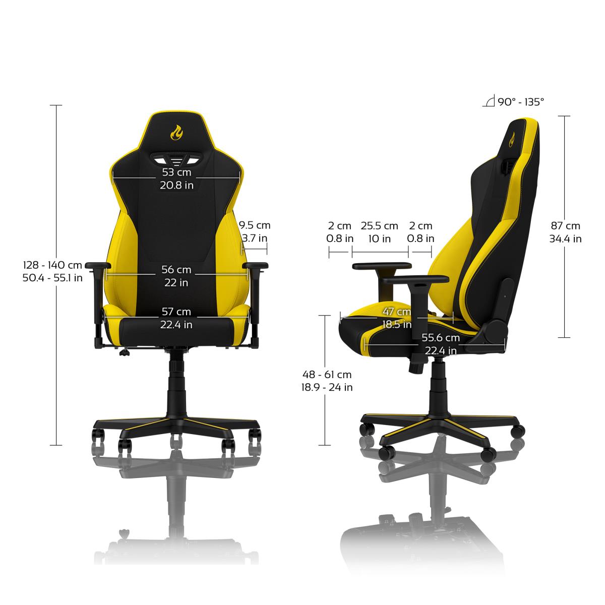 Nitro Concepts S300 Upholstered padded seat Upholstered padded backrest thumbnail