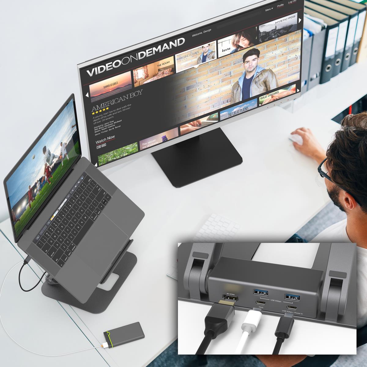 MULTI-ANGLE 4K DOCKING STAND thumbnail