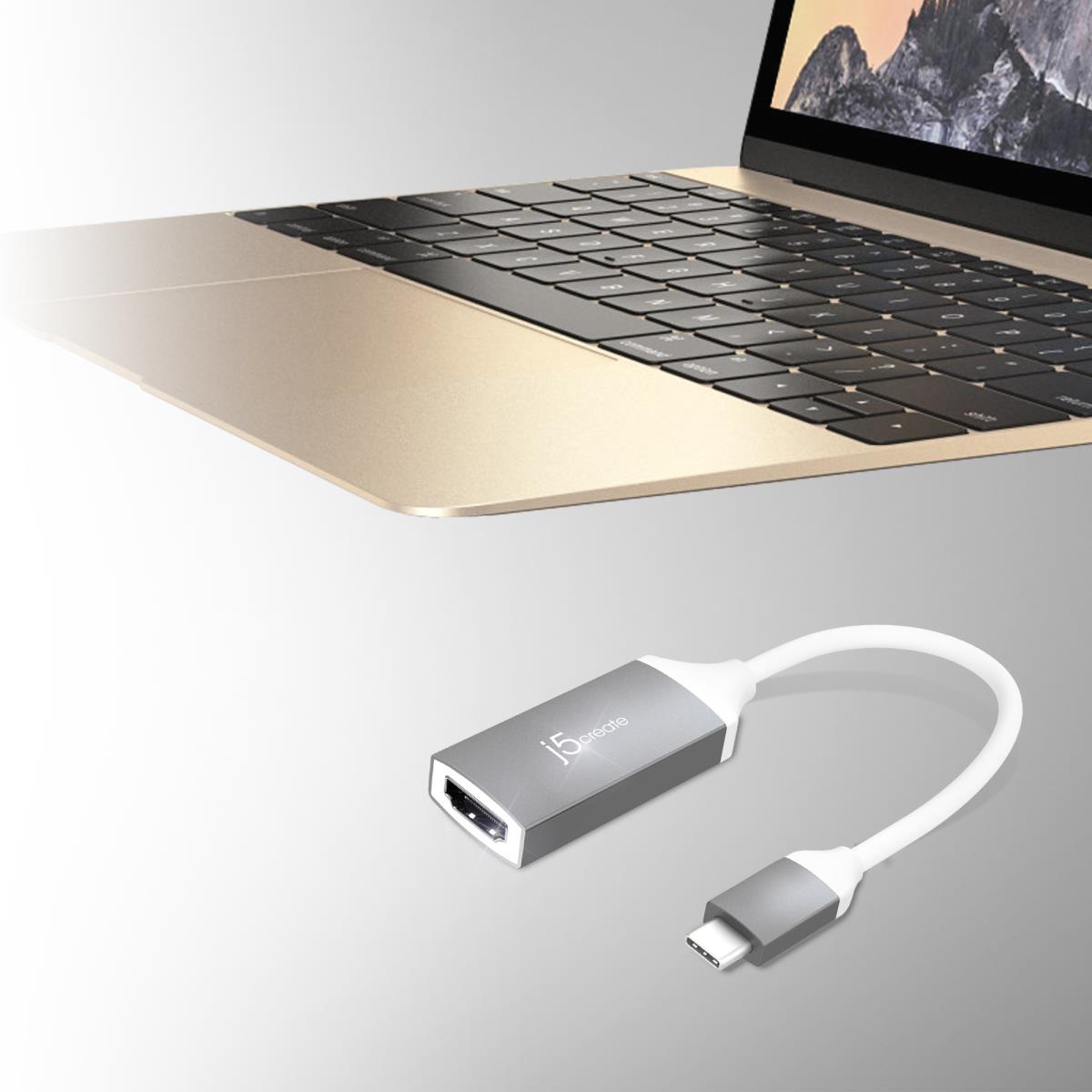 JCA153G-N USB-C to 4K HDMI Adapter thumbnail