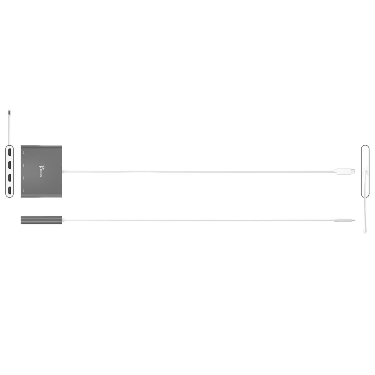 USB-C TO 4 PORT HDMI ADAPTER thumbnail