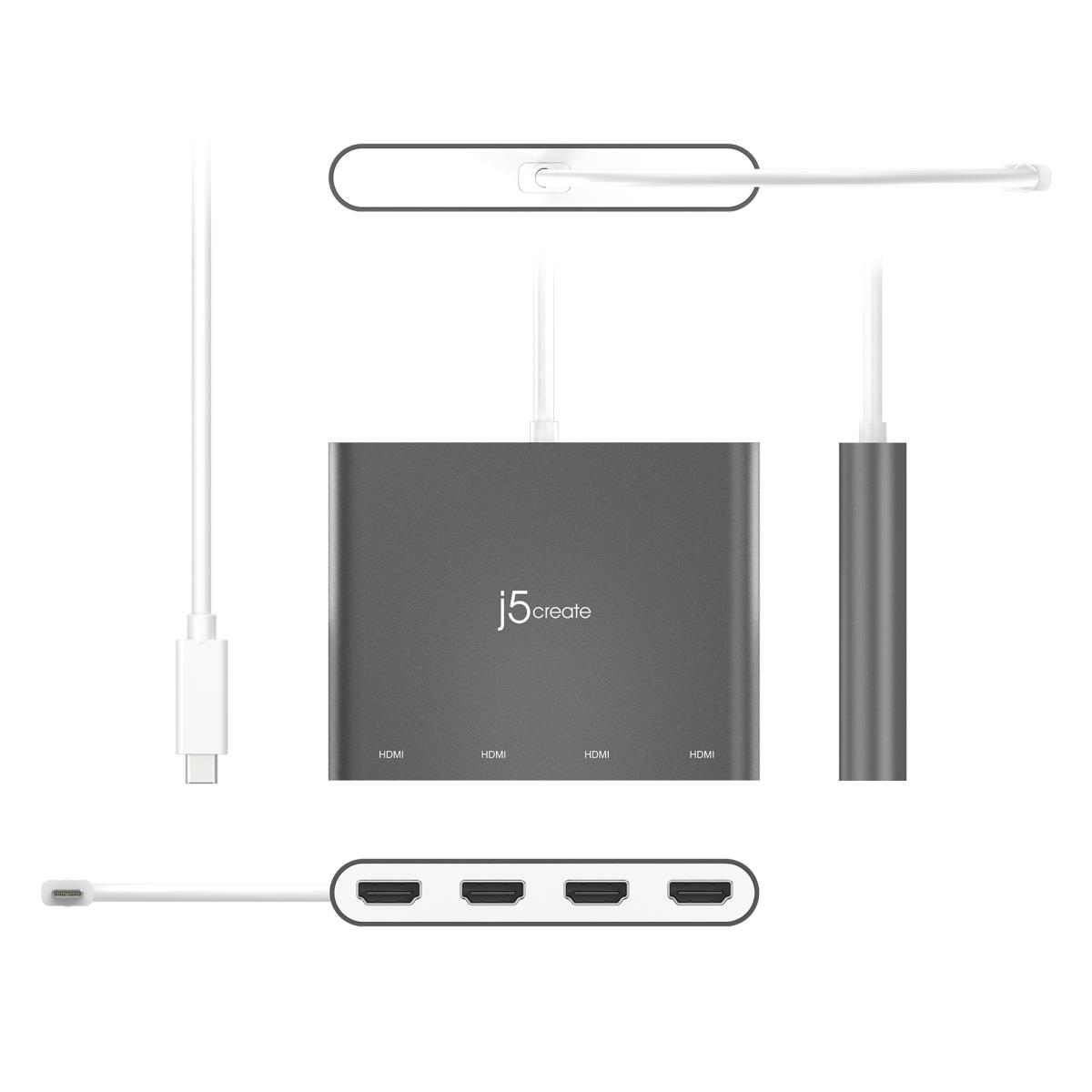 USB-C TO 4 PORT HDMI ADAPTER thumbnail