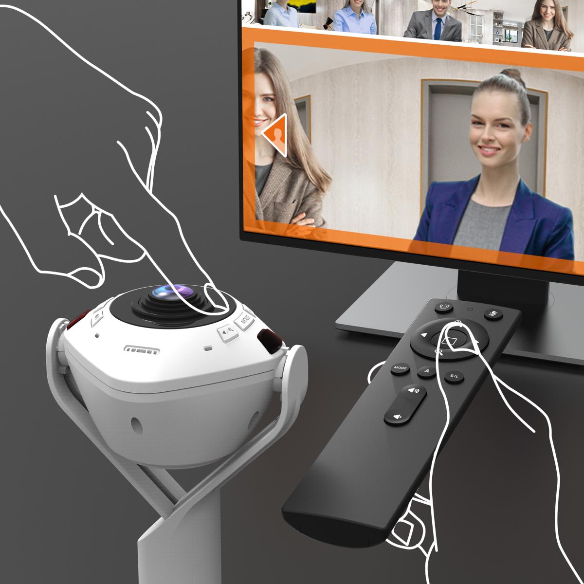360� ALL AROUND WEBCAM WITH SPK thumbnail