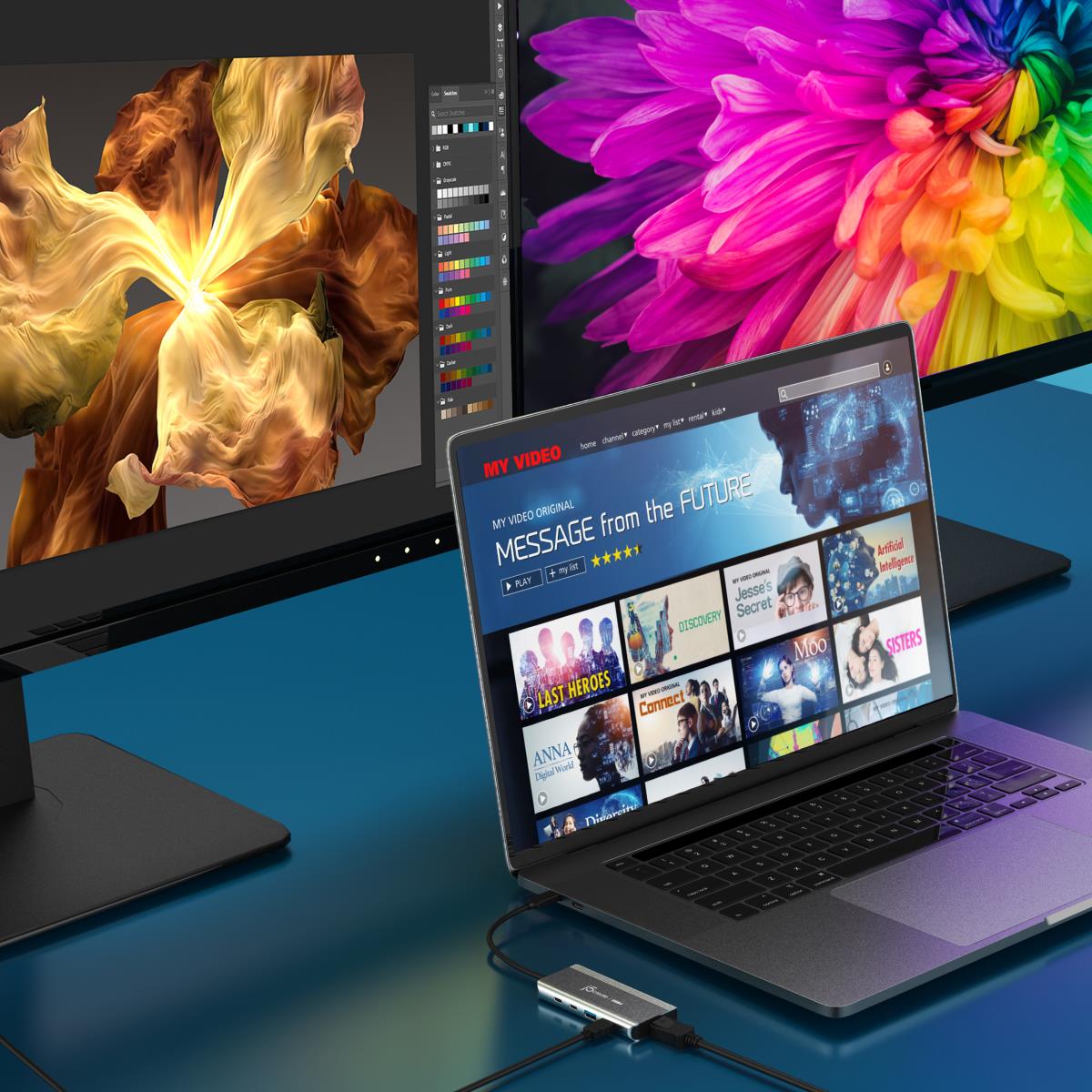 USB4 DUAL 4K MULTI-PORT HUB thumbnail