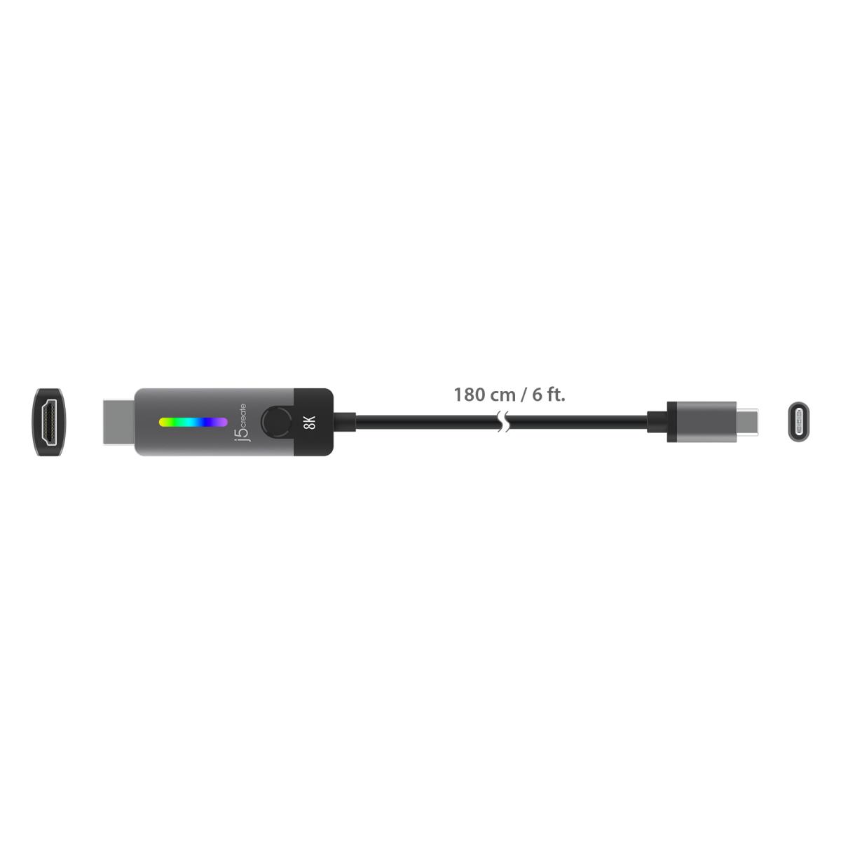 USB-C TO HDMI 2.1 8K CABLE thumbnail