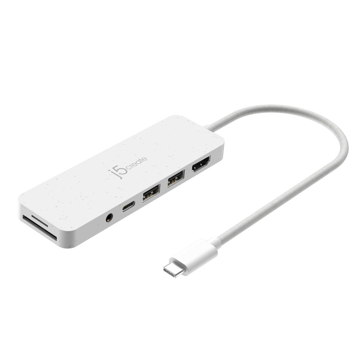 JCD373EW-N Eco-Friendly USB-C Multi-Port Hub with Power Delivery thumbnail