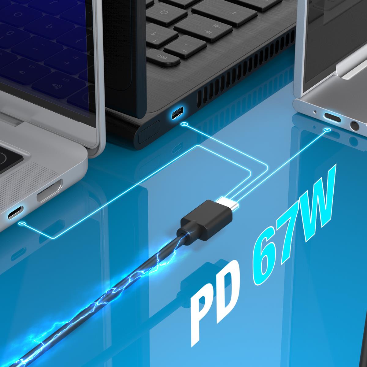 67W GAN PD USB-C MINI CHARGER thumbnail
