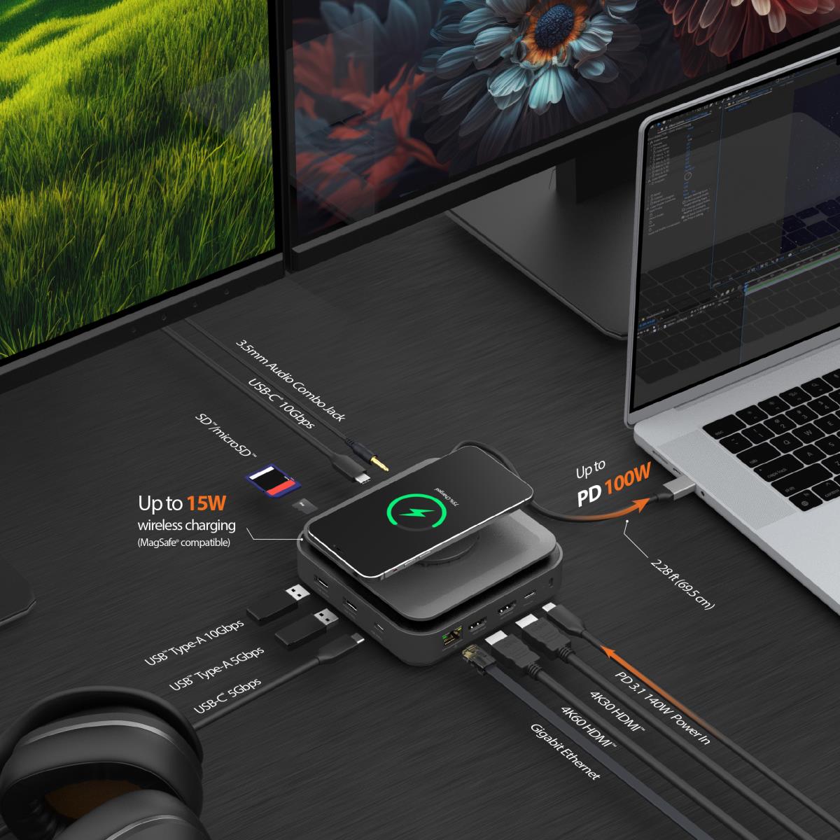 USB-C DOCK DUAL 4K HDMI thumbnail