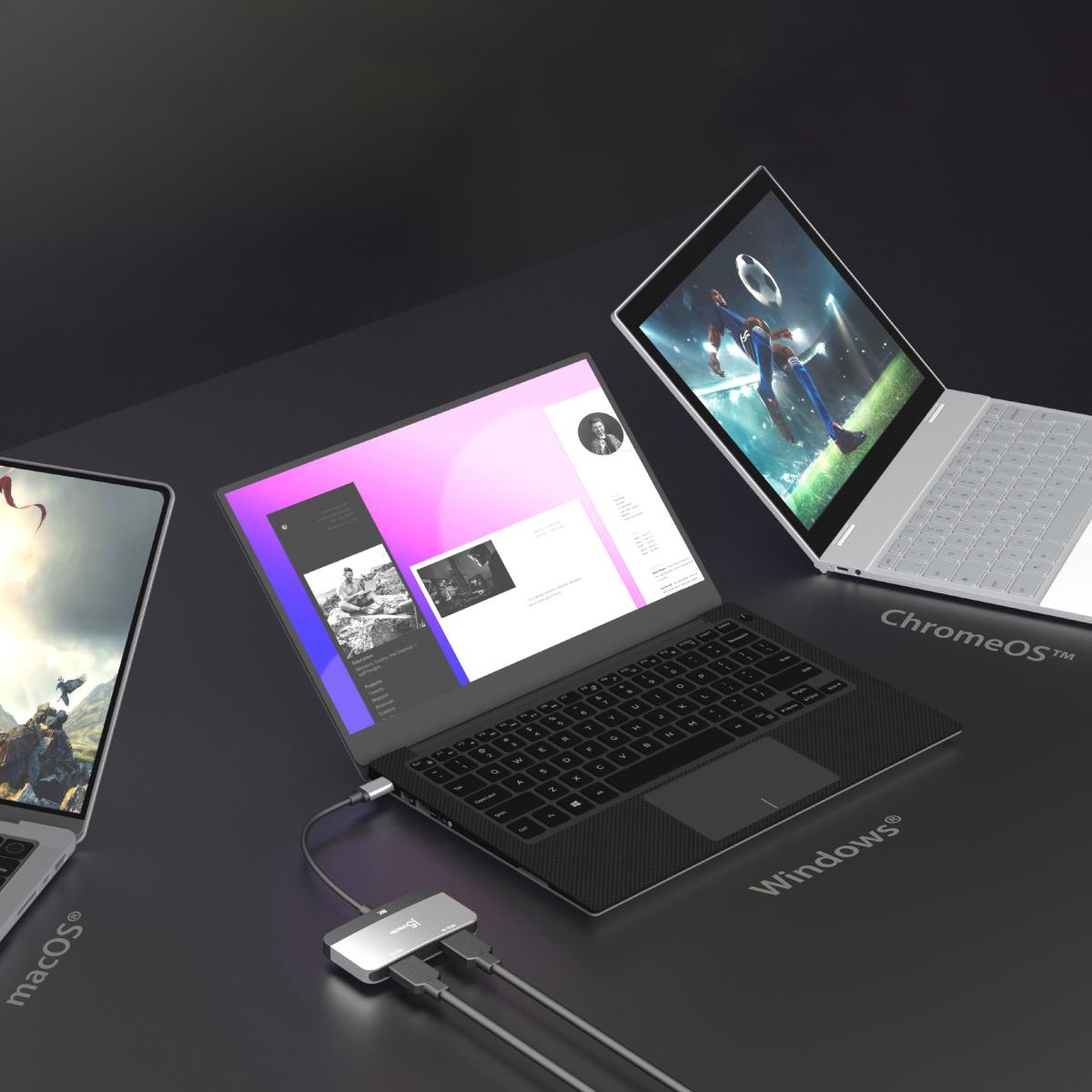 8K USB-C TO DUAL HDMI ADAPTER thumbnail
