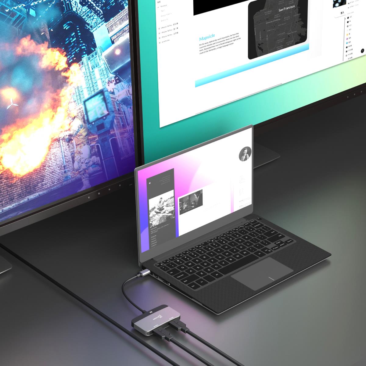8K USB-C TO DUAL HDMI ADAPTER thumbnail