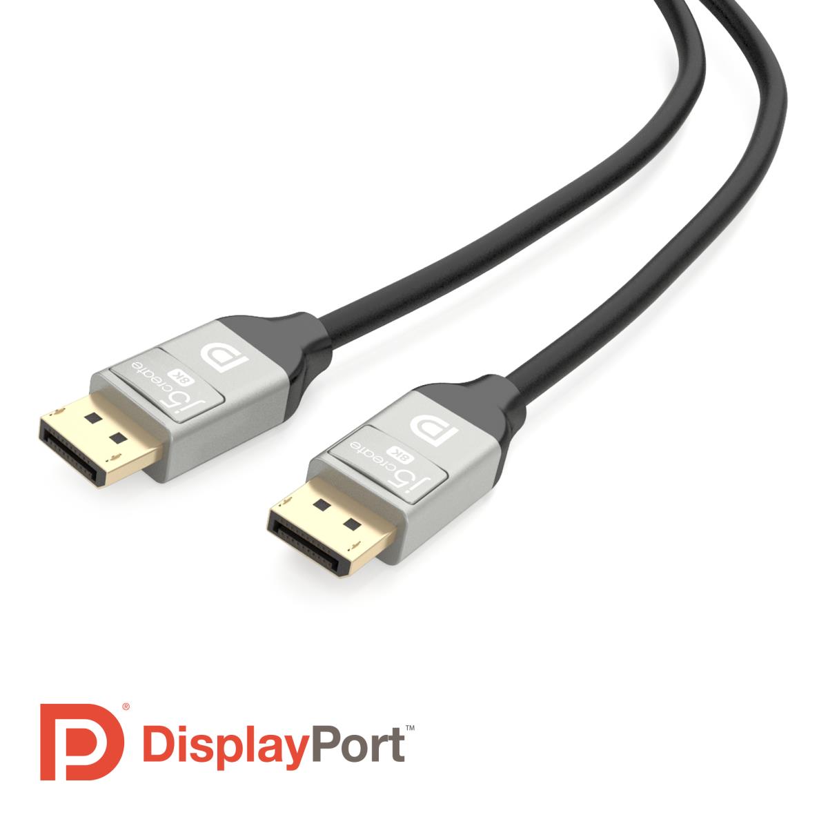 JDC43-N 8K DisplayPort Cable thumbnail
