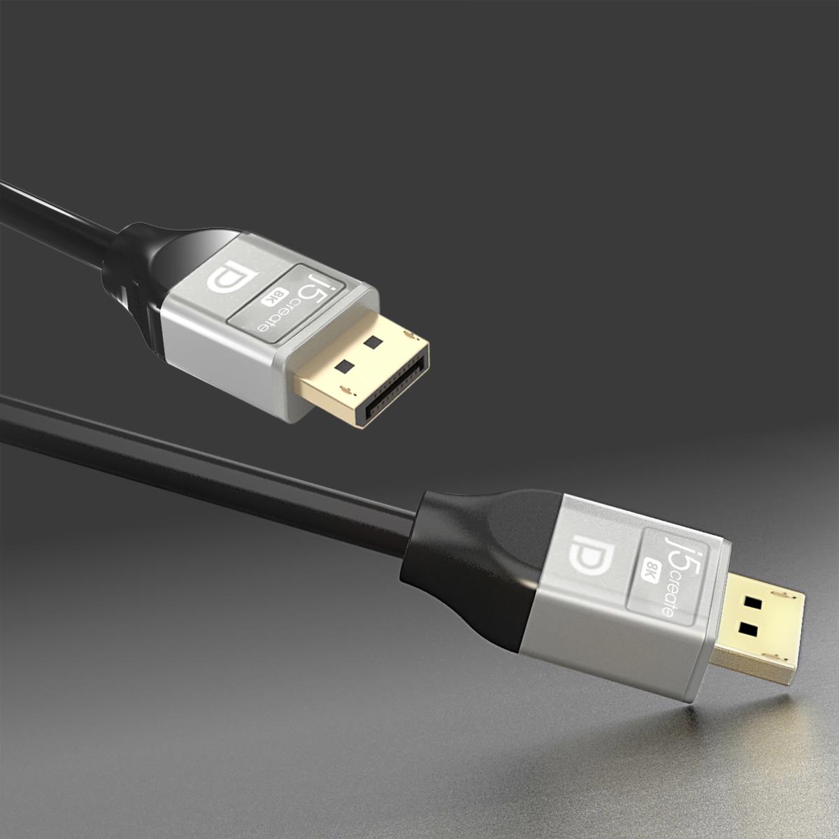 JDC43-N 8K DisplayPort Cable thumbnail