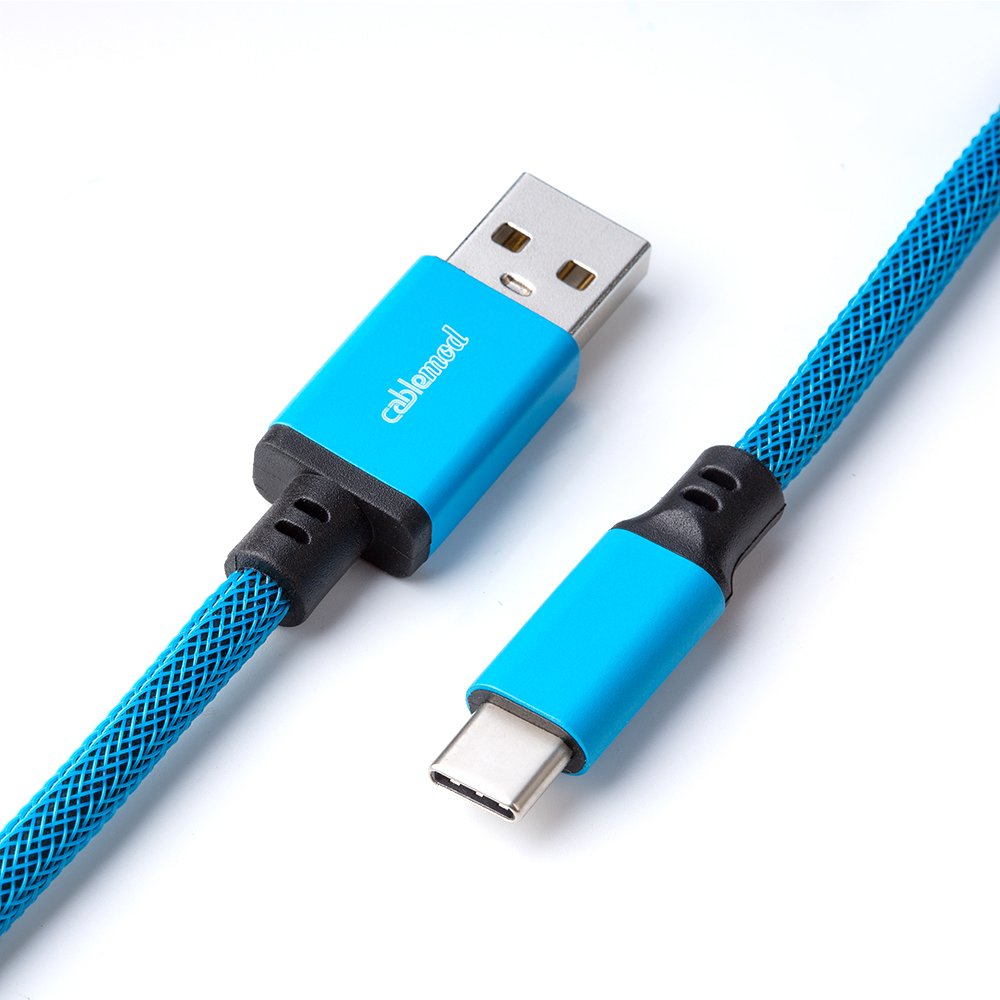 Cablemod CM-CKCA-CLB-KLB150KLB-R USB cable 1.5 m USB A USB C Blue thumbnail