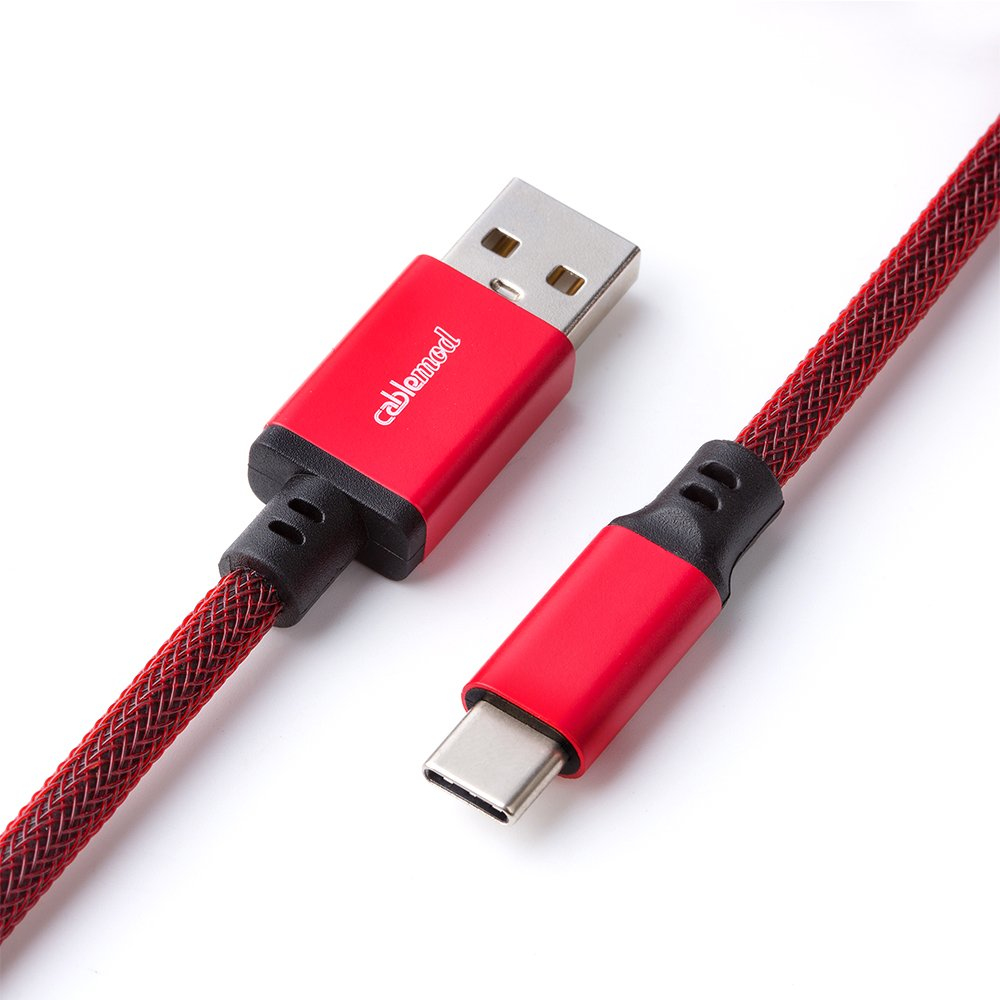 Cablemod CM-PKCA-CRAR-KR150KR-R USB cable 1.5 m USB A USB C Red thumbnail