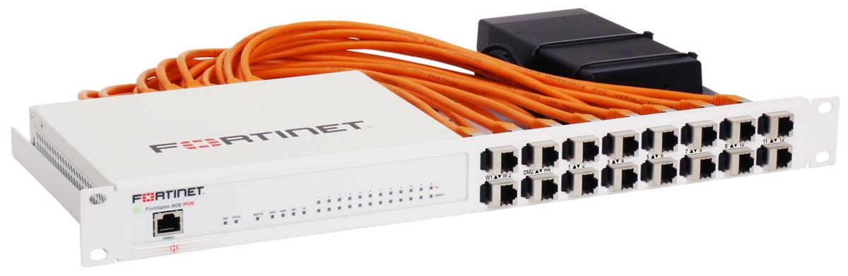 Rackmount.IT Rack Mount Kit for FortiGate 80E / 81E shielded / industrialized thumbnail