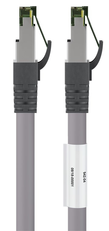 EU Product - Cat 8.1 Patchkabel S/FTP PiMF grau - Cable - Network thumbnail