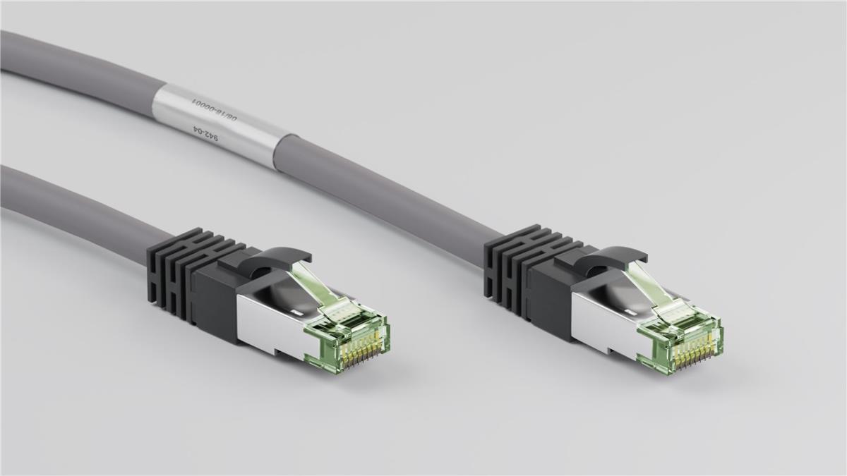 EU Product - Cat 8.1 Patchkabel S/FTP PiMF grau - Cable - Network thumbnail