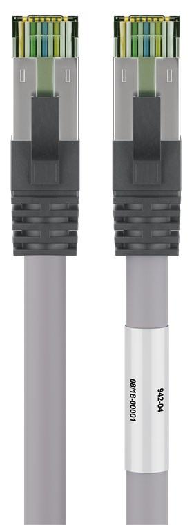 EU Product - Cat 8.1 Patchkabel S/FTP PiMF grau - Cable - Network thumbnail