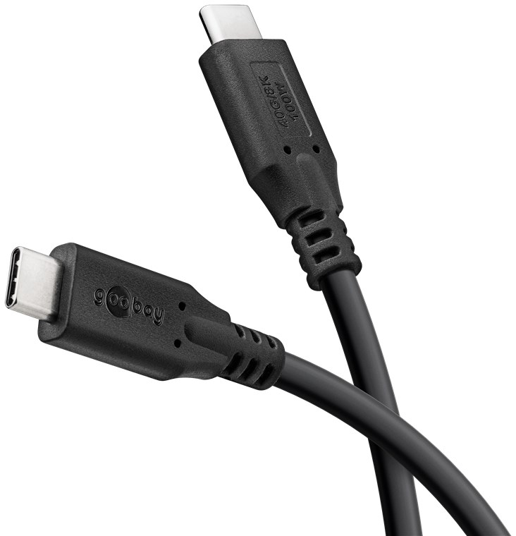 EU Product - USB4 Kabel 100W schwarz - Cable - Digital thumbnail