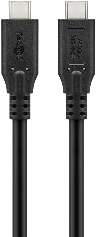 EU Product - USB4 Kabel 100W schwarz - Cable - Digital thumbnail
