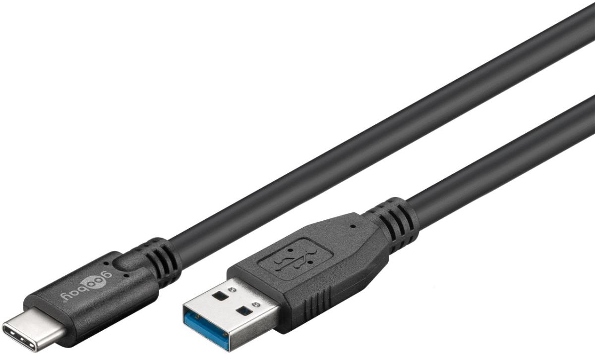 EU Product - Type-C USB 3.0 Cable, Black, 3m, 15W thumbnail