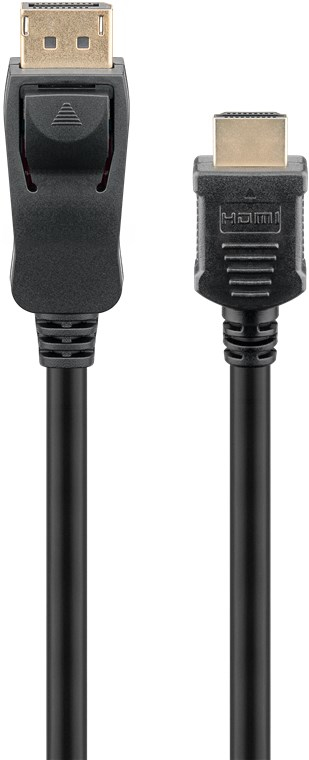 EU Product - Verbindungskabel DisplayPort auf HDMI - Cable - Digital/Display/Video thumbnail