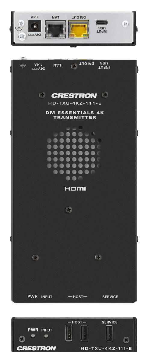 DM Essentials 4K Transmitter - USB-C DisplayPort USB 2.0 - Ethernet Signal Extension over CATX Cable thumbnail