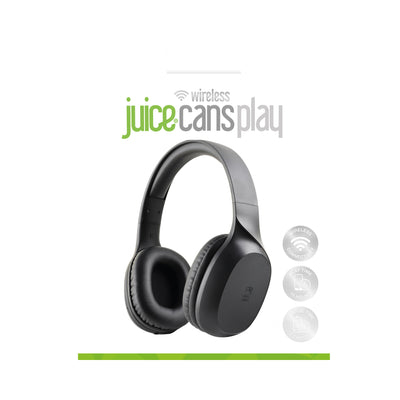 Juice Cans Play Headphones Wireless Head-band Music Bluetooth Black thumbnail