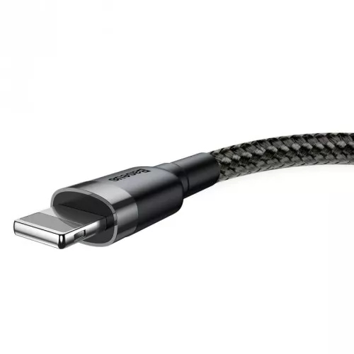 EU Product - Cafule USB to Lightning, 2.4A, 0.5m - Grey/Black thumbnail