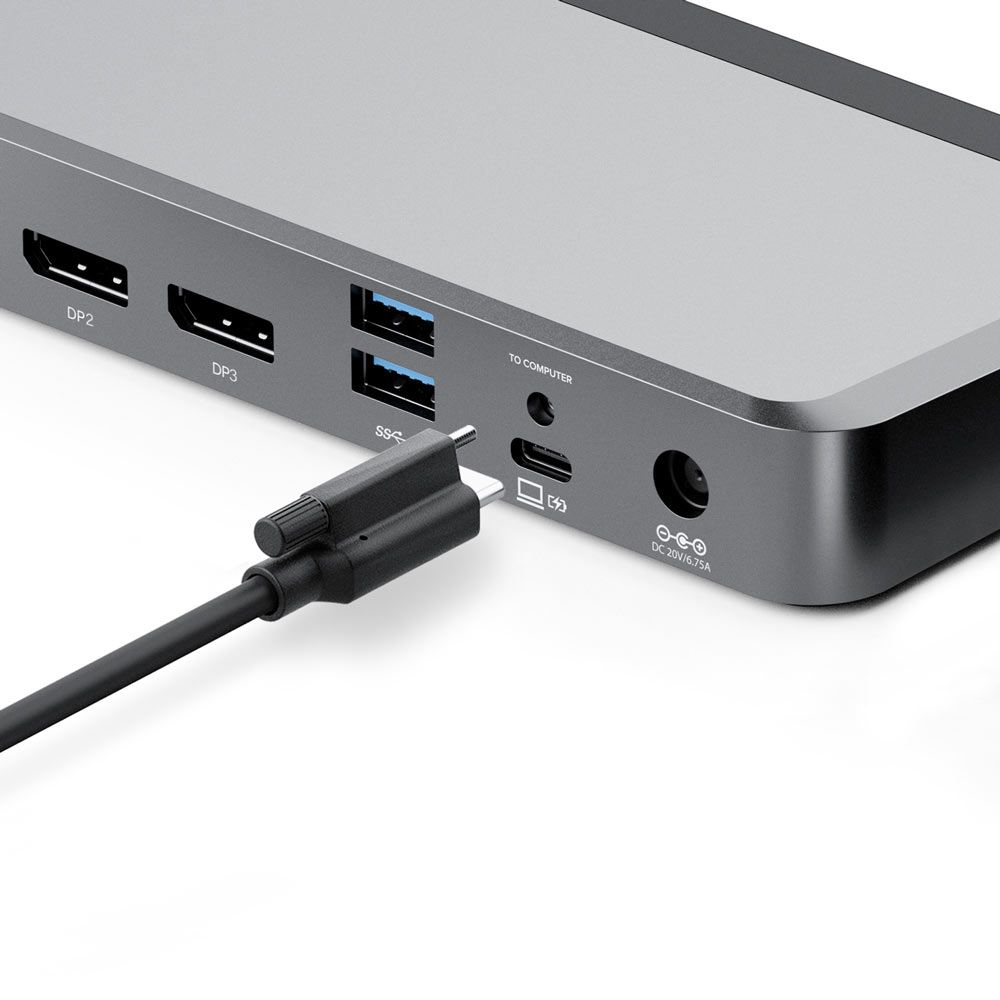 Universal Triple 4K Docking Station with 100W Power Delivery PRIME DX3 Dock thumbnail
