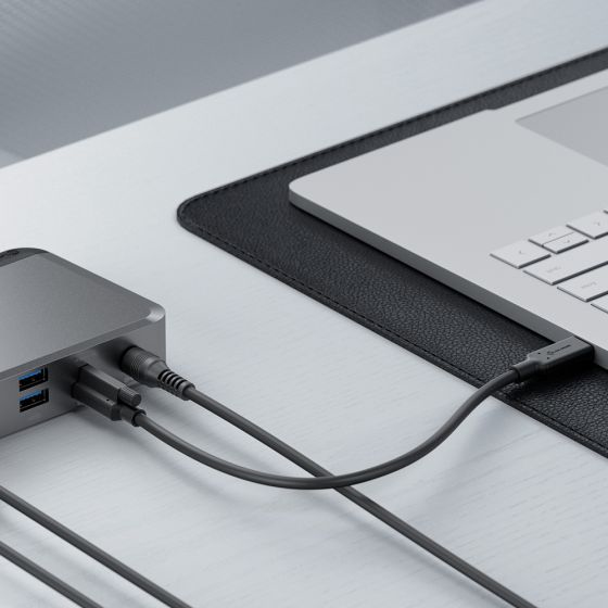 (Available till stock lasts; pending obsolete)Alogic USB-C Dual 4K Docking Station with 65W Power Delivery PRIME MX2 Dock thumbnail