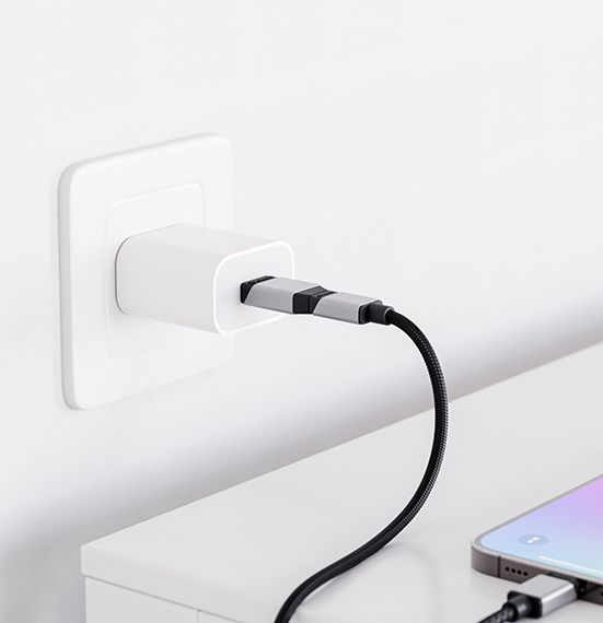 Ultra Mini USB-A to USB-C Adapter - Space Grey thumbnail