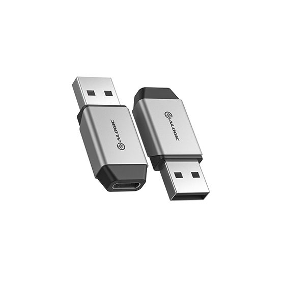 Ultra Mini USB-A to USB-C Adapter - Space Grey thumbnail
