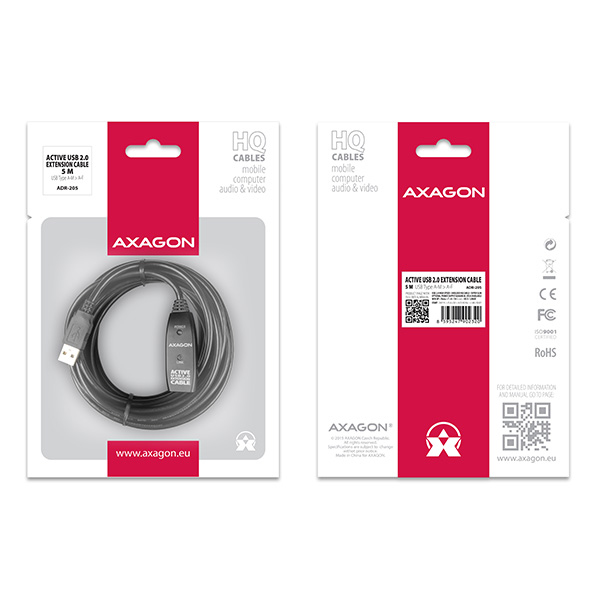EU Product - ADR-205 USB Kabel 2.0 A Schwarz - Cable - Digital thumbnail